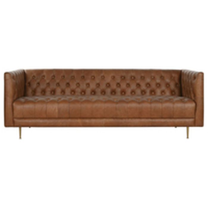 Canapé Home ESPRIT Marron 209 X 77 X 74 CM 2 Canapé Home ESPRIT Marron 209 X 77 X 74 CM 2