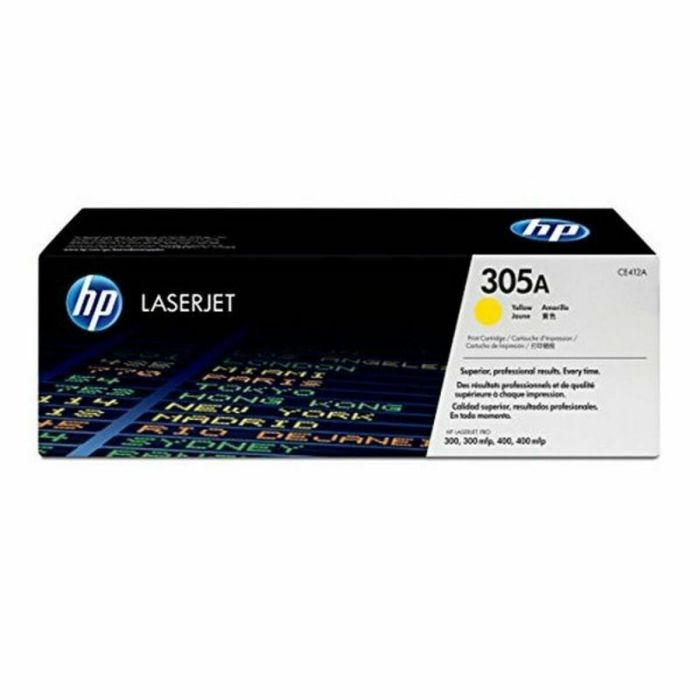 Toner original HP 305A Jaune 1 Toner original HP 305A Jaune 1