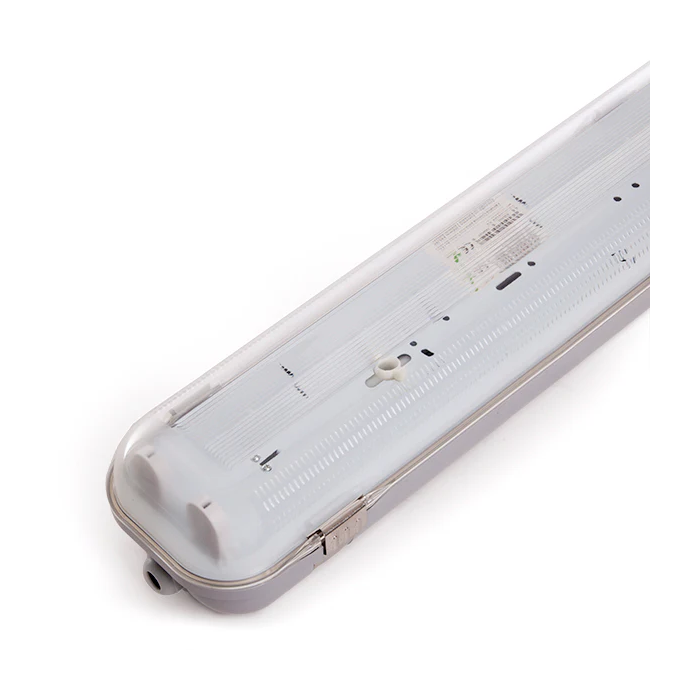 BX3-CX-YH4236T - BX3 LIGHT Luminarium étanche IP65, écran pour 2 tubes LED 2x36W 1200mm, surface/suspendu, pour garage, industrie