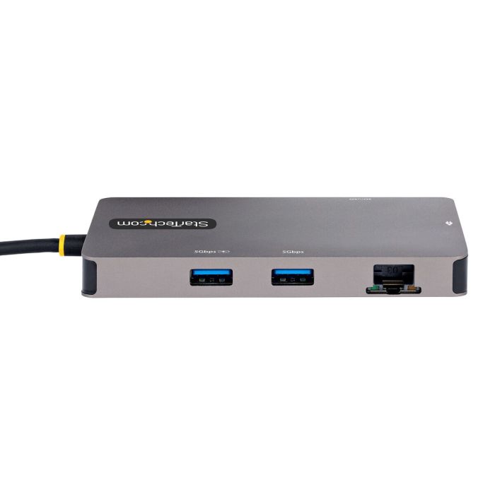 Hub USB Startech 120B-USBC-MULTIPORT Gris 15 W 1 Hub USB Startech 120B-USBC-MULTIPORT Gris 15 W 1