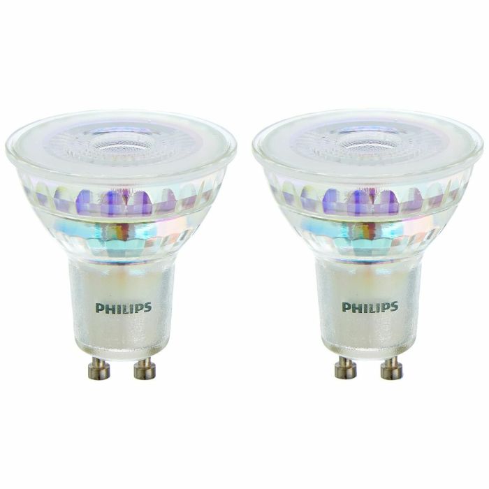 Lampe LED Philips 4,6 W GU10 Blanc F (2700 K) 21