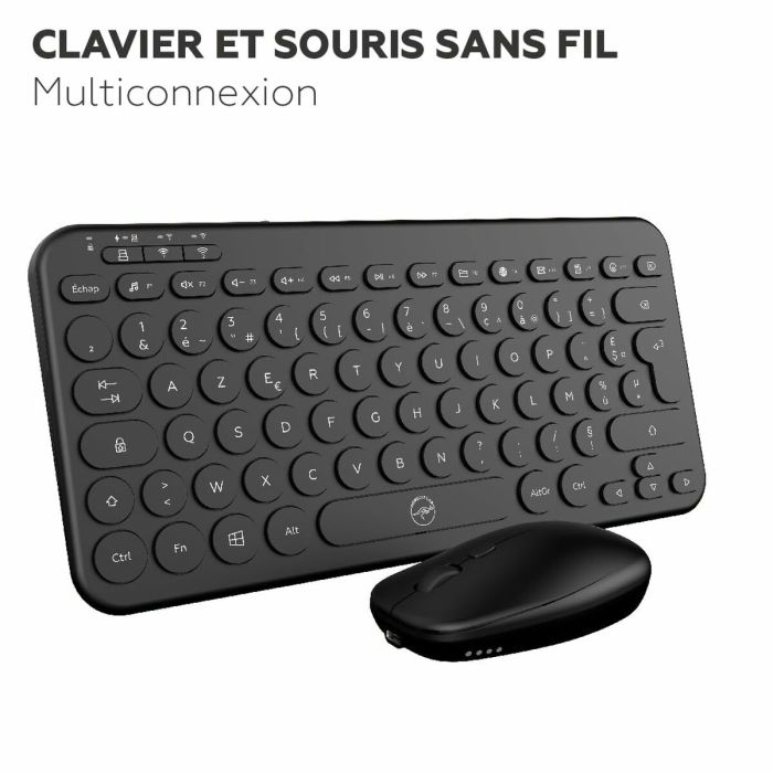 clavier et souris Mobility Lab CP420W Mini Noir AZERTY 13 clavier et souris Mobility Lab CP420W Mini Noir AZERTY 13