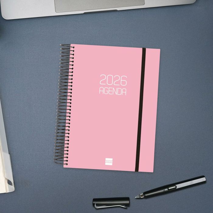Agenda Finocam OPAQUE Rose A5 15,5 x 21,2 cm 2026 5