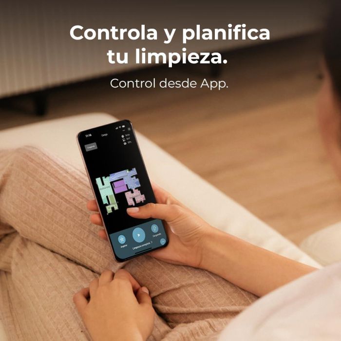 Aspirateur robot Cecotec Conga M20, 7000Pa, 160min, Wi-Fi, App, iTech Gyro, noir 4