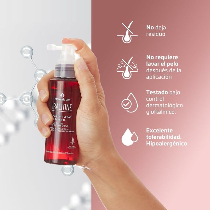 Lotion antichute de cheveux Iraltone IRALTONE CHAMPÚS Y LOCIONES 100 ml 4 Lotion antichute de cheveux Iraltone IRALTONE CHAMPÚS Y LOCIONES 100 ml 4