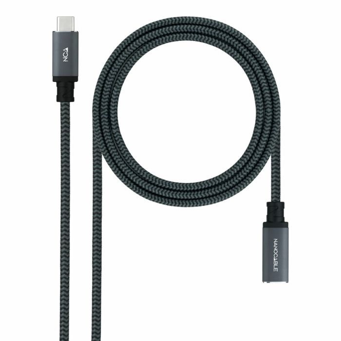 Câble USB NANOCABLE USB 3.2 GEN2x2 100W C/M-H Noir 1,5 m 10
