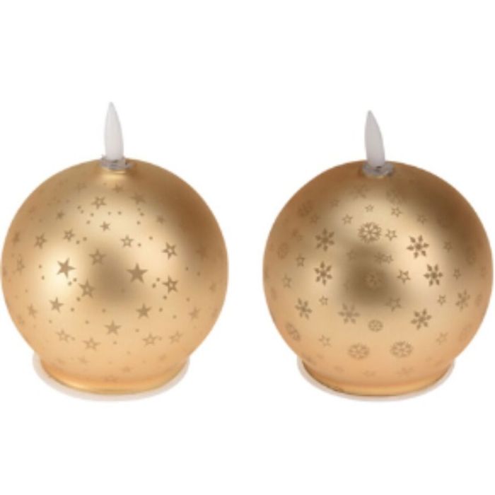 Bougie LED Lifetime Doré Boule de Noël (AAA) 0 Bougie LED Lifetime Doré Boule de Noël (AAA) 0
