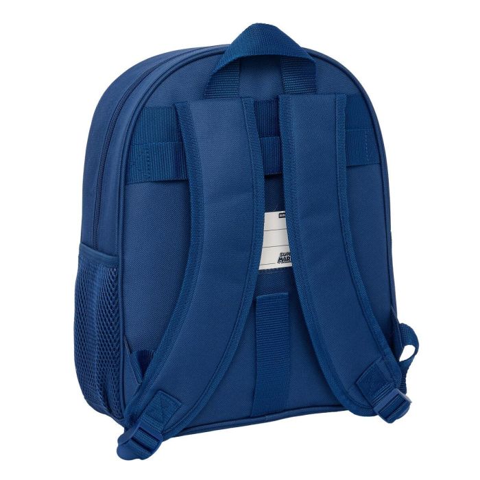 Cartable Super Mario Mamma mia Rouge Blue marine 28 x 34 x 10 cm 1