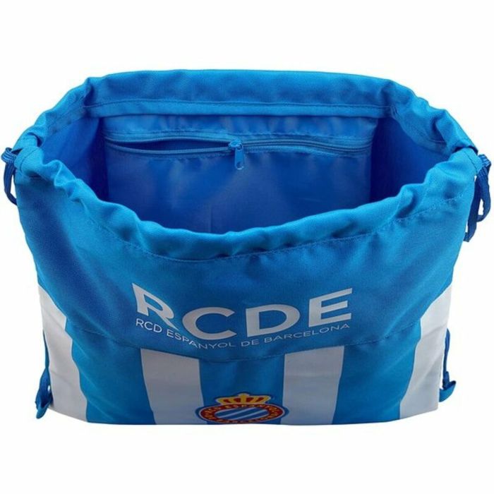 Sac à dos serré par des ficelles RCD Espanyol Bleu Blanc 35 x 40 cm 5