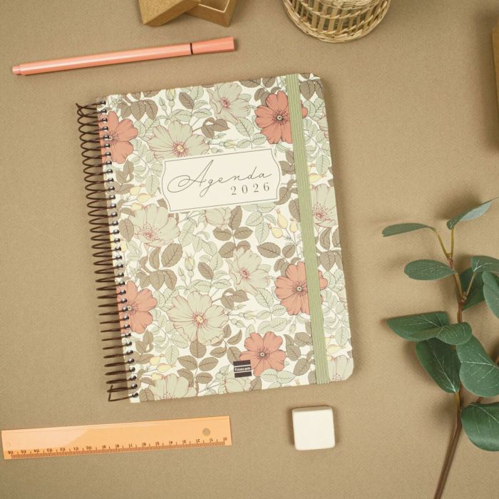 Agenda Finocam CLOE A5 15,5 x 21,2 cm Marron 2026 3