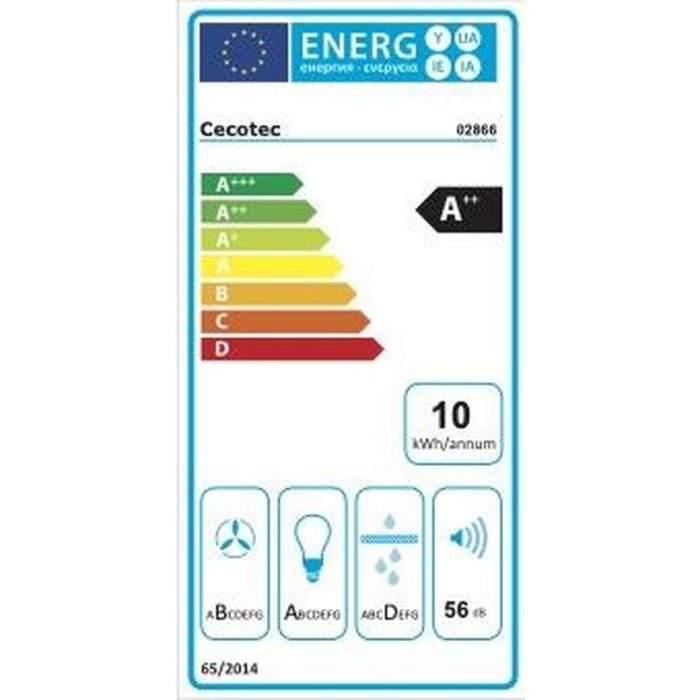 Hotte standard Cecotec Bolero Flux IT 525500 Acier 550 m3/h 5