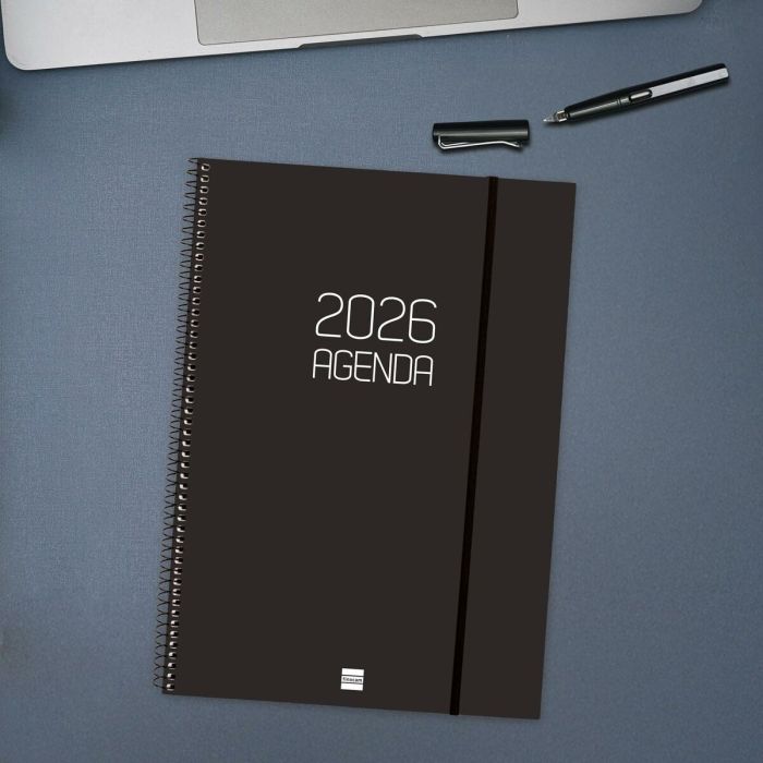 Agenda Finocam OPAQUE Noir A4 21 x 29,7 cm 2026 5 Agenda Finocam OPAQUE Noir A4 21 x 29,7 cm 2026 5