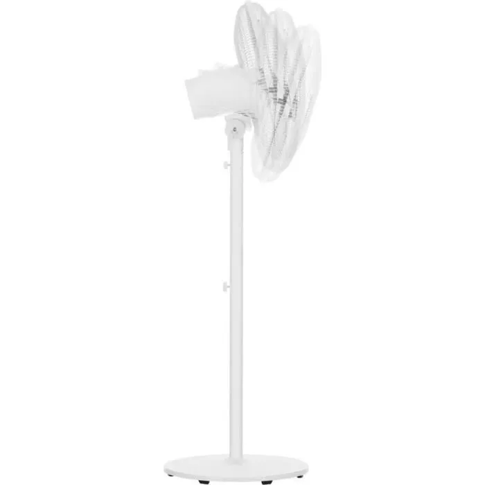 Sencor SFN 4060WH Ventilateur sur pied oscillant, diamètre 40 cm, hauteur réglable 96-130 cm, 3 vitesses, 50 W, blanc Sencor SFN 4060WH Ventilateur sur pied oscillant, diamètre 40 cm, hauteur réglable 96-130 cm, 3 vitesses, 50 W, blanc