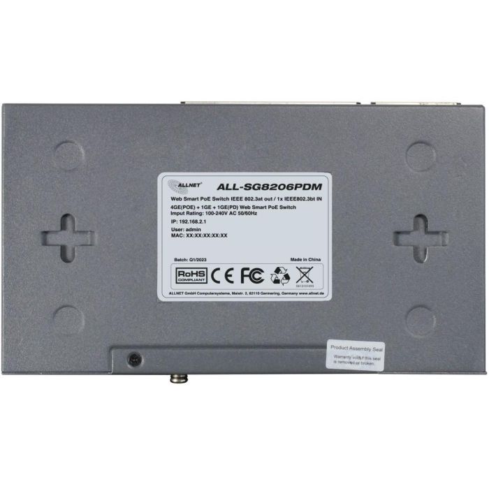 6P ALLNET ALL-SG8206PDM POE M 2 6P ALLNET ALL-SG8206PDM POE M 2