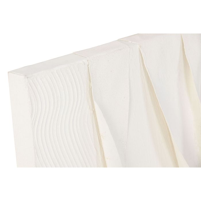 Toile Home ESPRIT Blanc Abstrait Scandinave 60 x 3,5 x 60 cm (2 Unités) 4