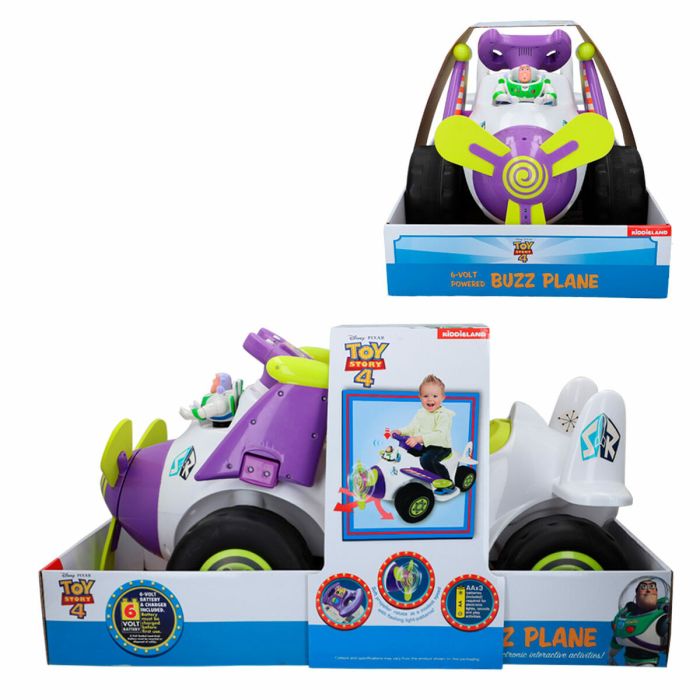 Voiture électrique pour enfants Toy Story Batterie Avion 6 V 1