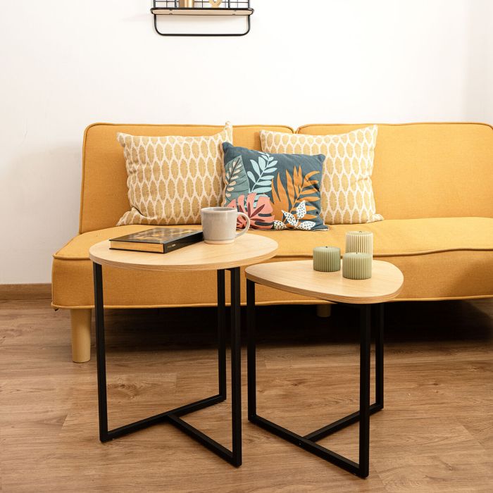 Table d'appoint Vinthera Moa 2 Pièces Métal 3