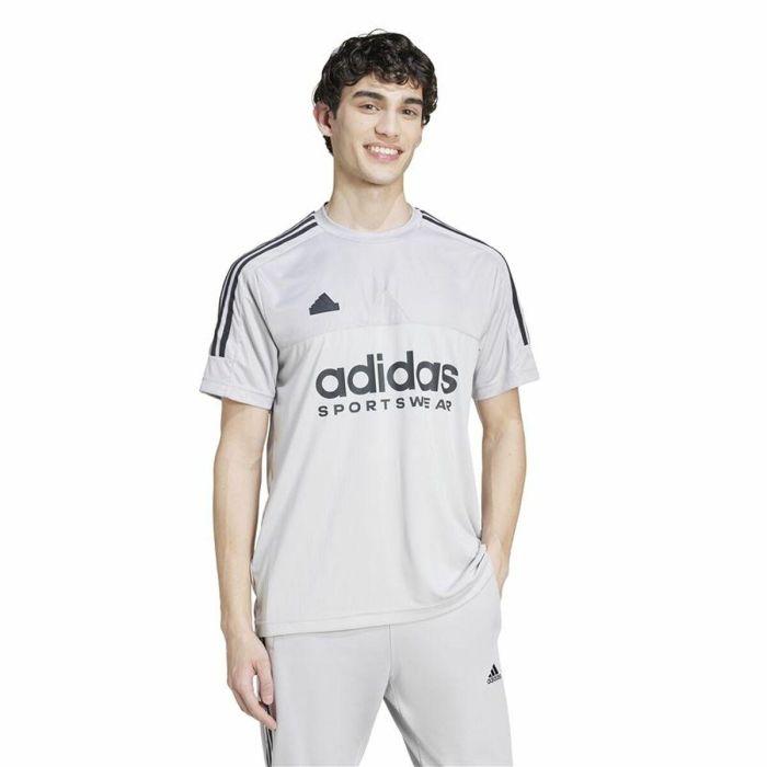 T-shirt à manches courtes homme Adidas Tiro Gris 4