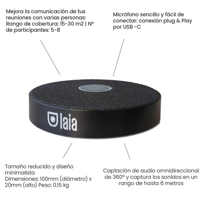 Microphone Laia BHM Noir 7