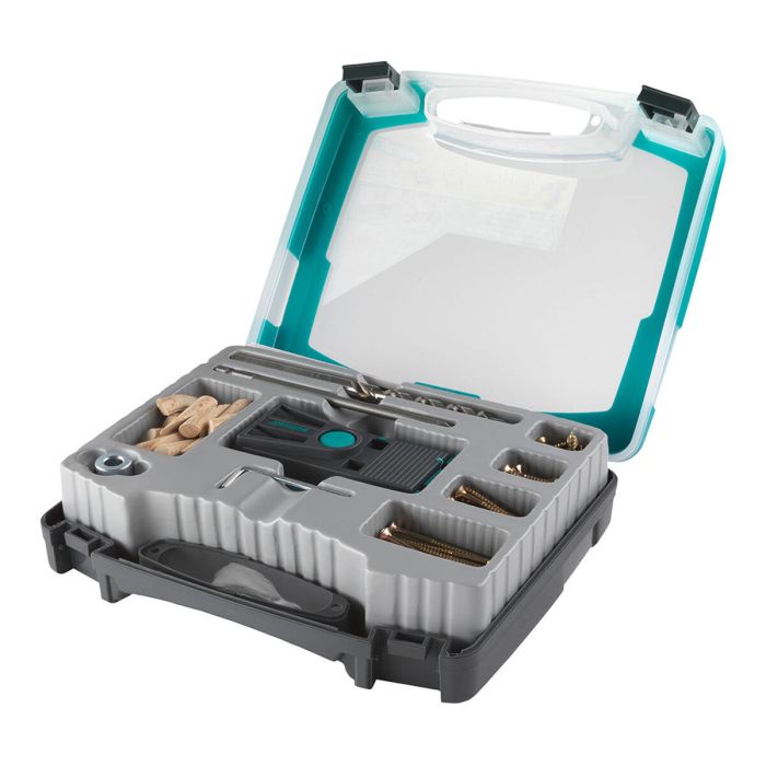 Wolfcraft Jeu d'assemblage invisible Undecover Jig Set 4642000 pour bois