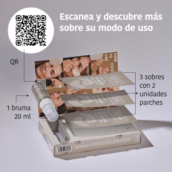 Patchs pour le contour des yeux Iroha EYE PADS (6 Unités) 2 Patchs pour le contour des yeux Iroha EYE PADS (6 Unités) 2