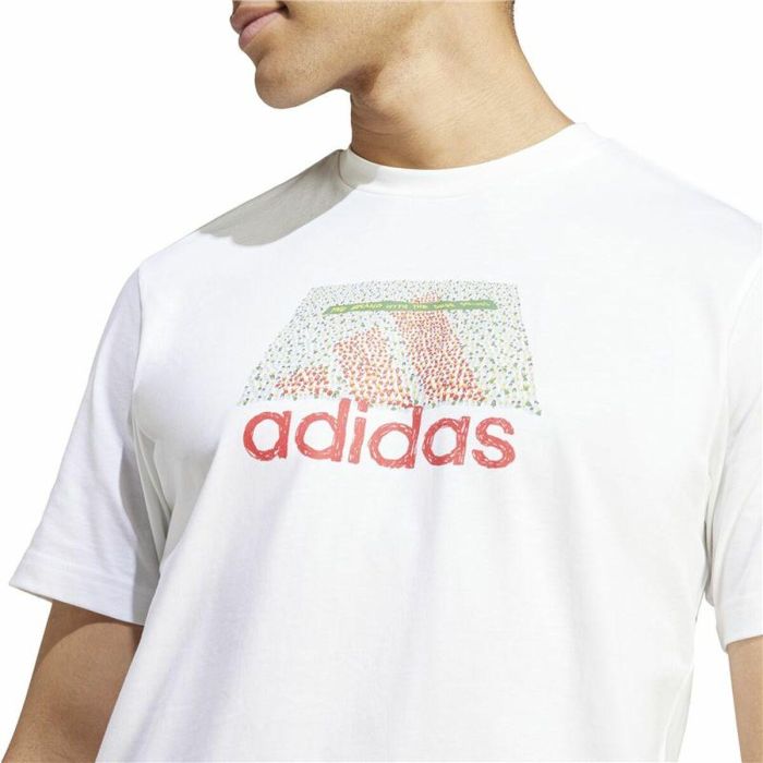 T-shirt à manches courtes homme Adidas Codes Bos Graphic Blanc 1 T-shirt à manches courtes homme Adidas Codes Bos Graphic Blanc 1