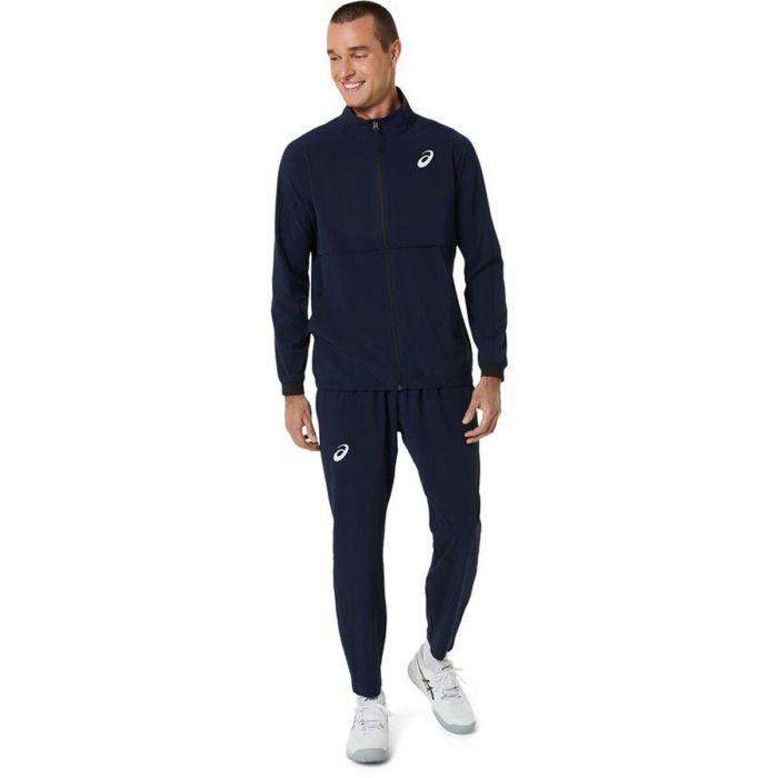 Veste de Sport pour Homme Asics Match Bleu 4 Veste de Sport pour Homme Asics Match Bleu 4