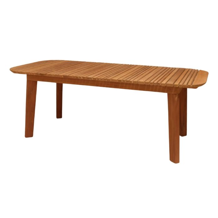 Table de Salle à Manger Home ESPRIT bois de teck 200 x 90 x 74 cm 2