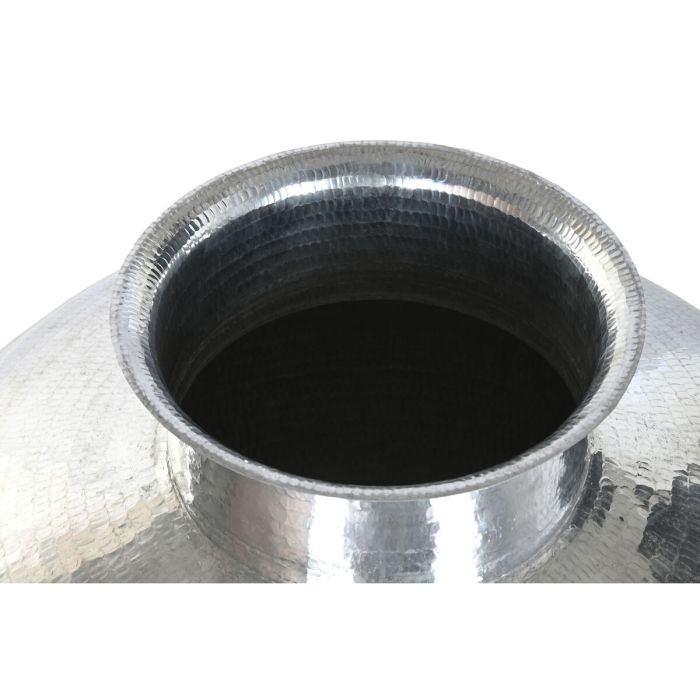 Vase Home ESPRIT Noir Argenté Aluminium Fer 75 x 75 x 90 cm 2 Vase Home ESPRIT Noir Argenté Aluminium Fer 75 x 75 x 90 cm 2