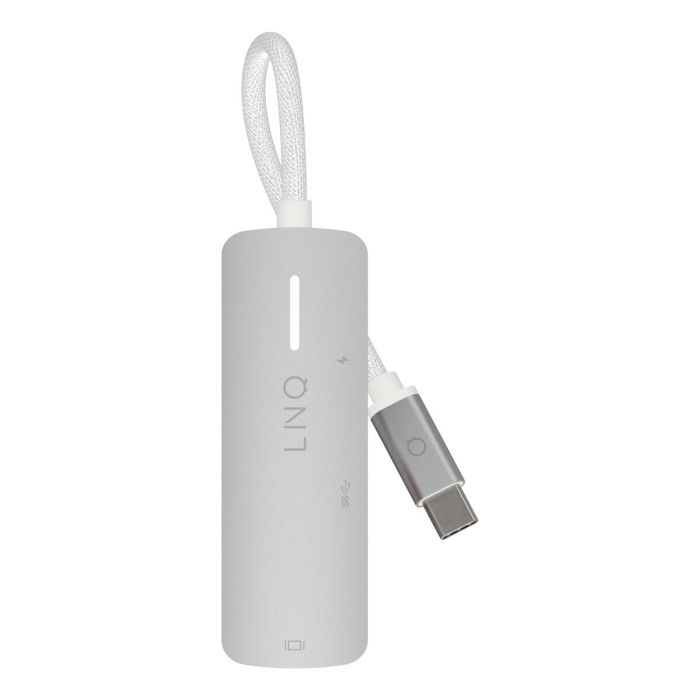 Hub USB Linq Byelements LQ49031 Blanc Gris 3 Hub USB Linq Byelements LQ49031 Blanc Gris 3