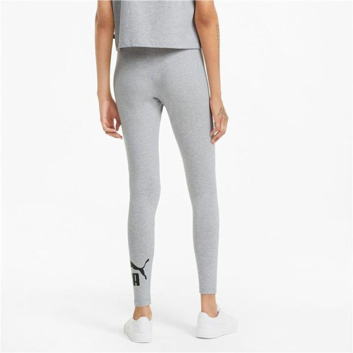Leggings de Sport pour Femmes Puma Essentials Logo Gris clair 2 Leggings de Sport pour Femmes Puma Essentials Logo Gris clair 2