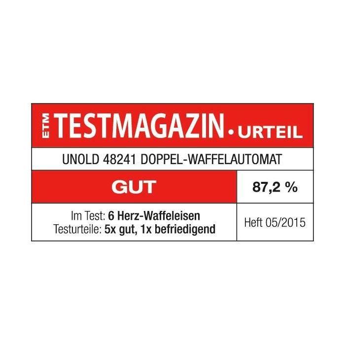 Unold 48241 Doppel-Waffelautomat 8 Unold 48241 Doppel-Waffelautomat 8