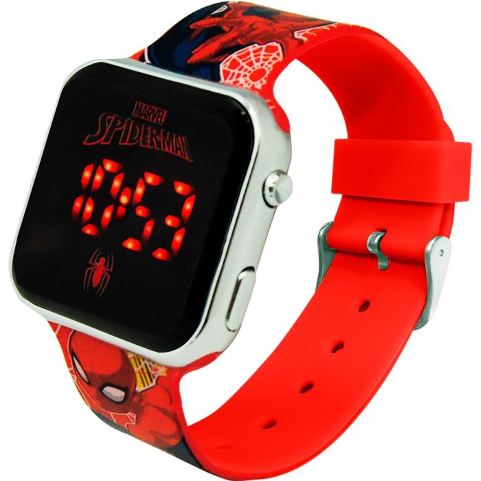 Horloge numérique Kids Licensing ZZIPP Rouge Écran LED 6 Horloge numérique Kids Licensing ZZIPP Rouge Écran LED 6