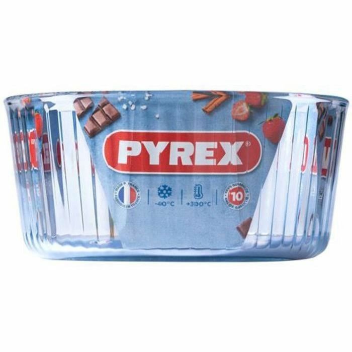 Moule à pâtisserie Pyrex Transparent 10 Moule à pâtisserie Pyrex Transparent 10