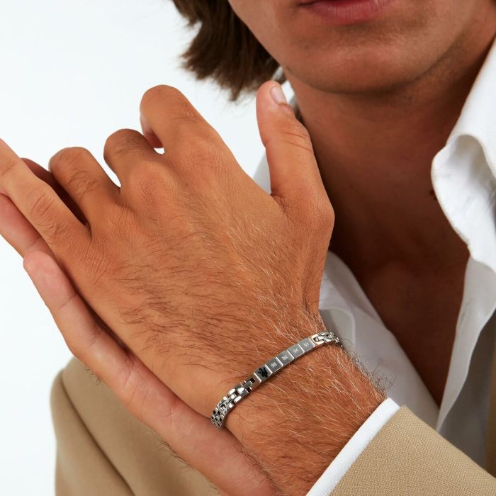 Bracelet Homme Maserati JM423ATY19 Acier inoxydable 21,5 cm 2