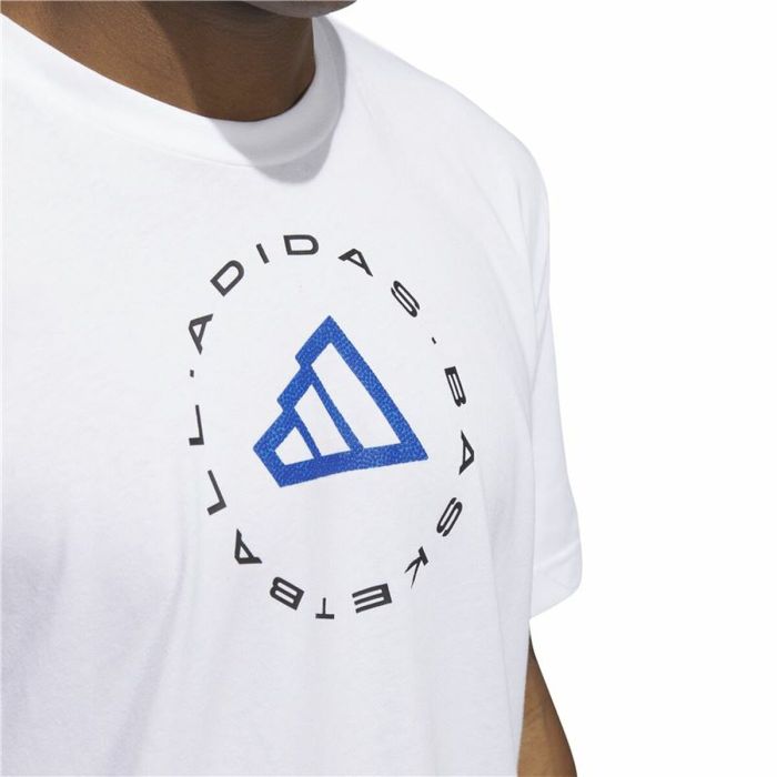 t-shirt de basket Adidas Hoops Emblem Graphic 1