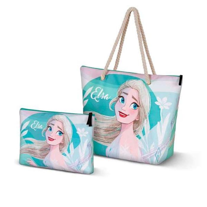 Sac de plage Frozen Bleu 6