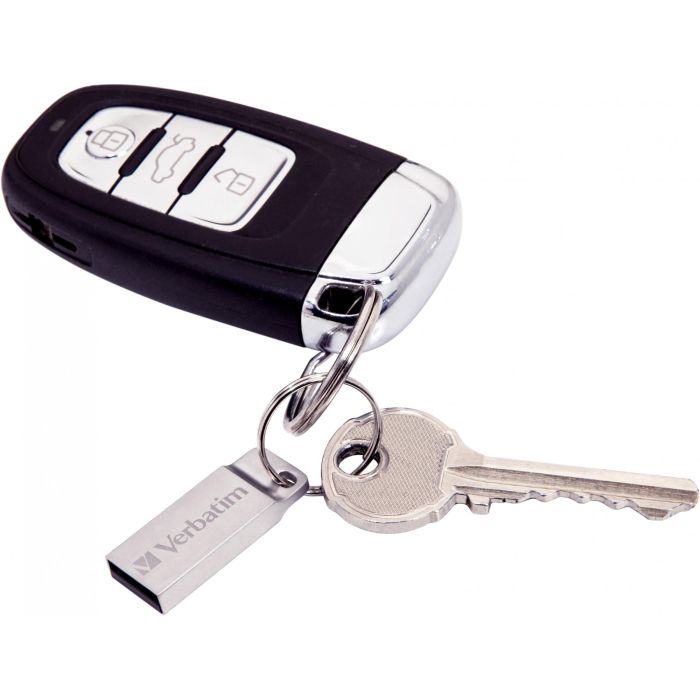 Verbatim Clé USB Exécutive Métallique 16 Go USB 2.0 Type-A Sans Capuchon Argent Porte-Clés