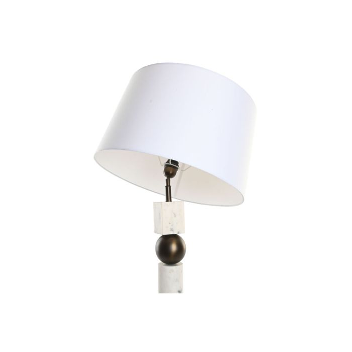 Lampe de bureau Home ESPRIT Blanc Bronze 50 W 220 V 2 Lampe de bureau Home ESPRIT Blanc Bronze 50 W 220 V 2