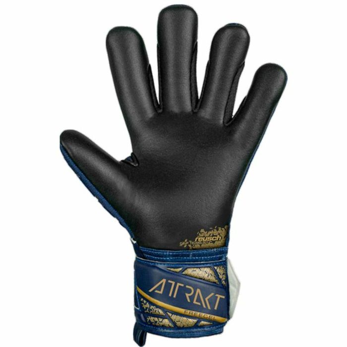 Gants de Gardien de But Reusch Attrakt Freegel Bleu Adultes 3 Gants de Gardien de But Reusch Attrakt Freegel Bleu Adultes 3