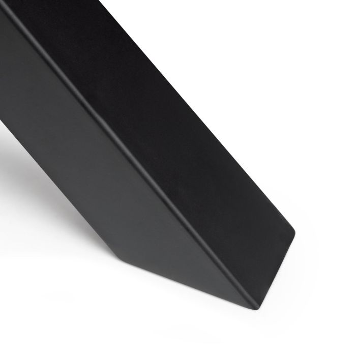Emuca Jeu de pieds Cross pour table, largeur 695mm, Acier, Peint en noir 4 Emuca Jeu de pieds Cross pour table, largeur 695mm, Acier, Peint en noir 4