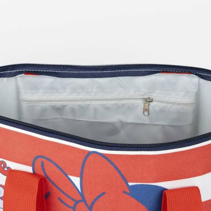 Sac de plage Minnie Mouse Blanc Rouge 47 x 33 x 15 cm 1