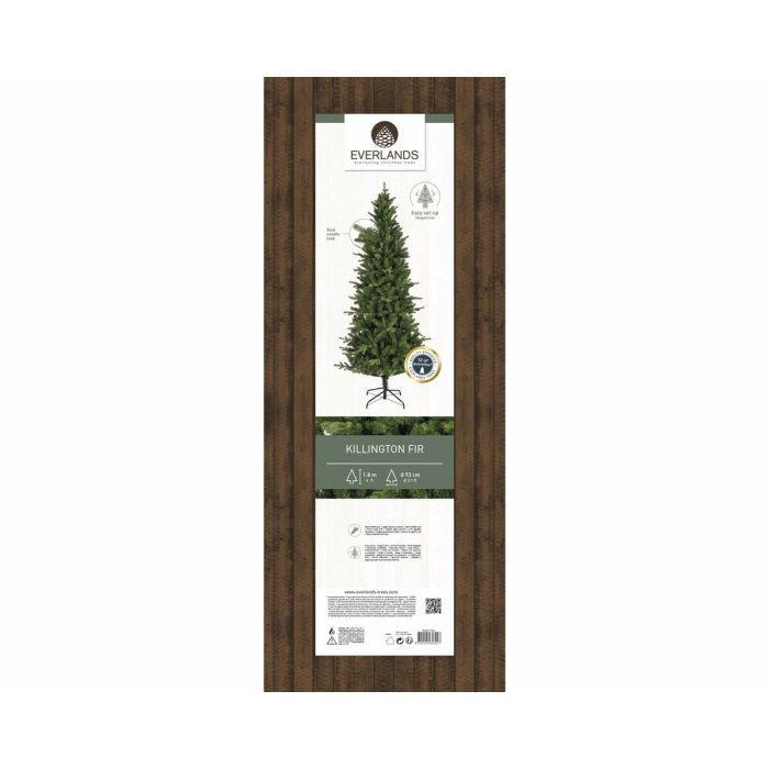 Sapin de Noël Everlands Killington Vert PVC Métal polystyrène Sapin Ø 93 x 180 cm 2 Sapin de Noël Everlands Killington Vert PVC Métal polystyrène Sapin Ø 93 x 180 cm 2