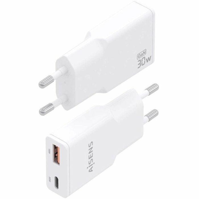 Chargeur mural Aisens ASCH-30W2P046-W Blanc 30 W 1