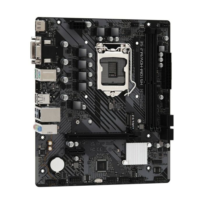 Carte Mère ASRock H510M-HDV/M.2 SE LGA 1200 Intel H470 1 Carte Mère ASRock H510M-HDV/M.2 SE LGA 1200 Intel H470 1