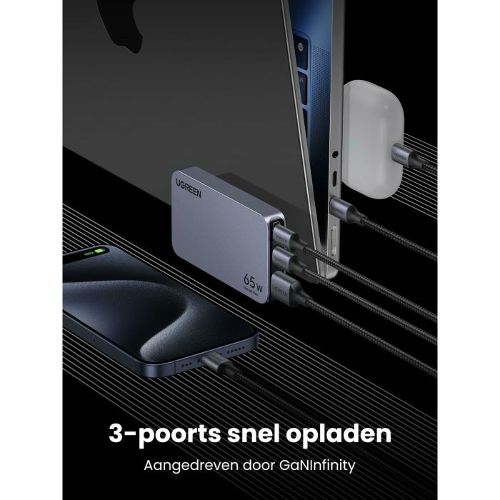 Câble USB vers Lightning Ugreen UG25356 Noir 8