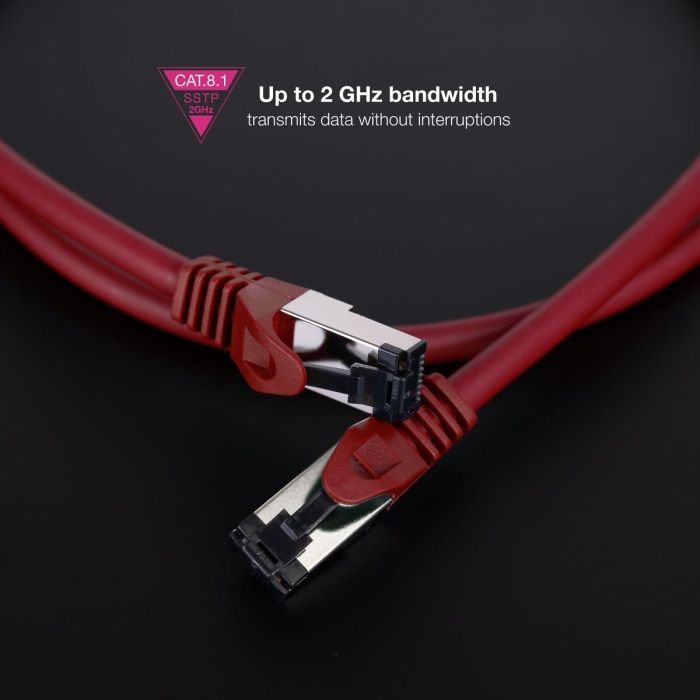 Câble USB NANOCABLE 10.20.2002-R Rouge 2 m 1