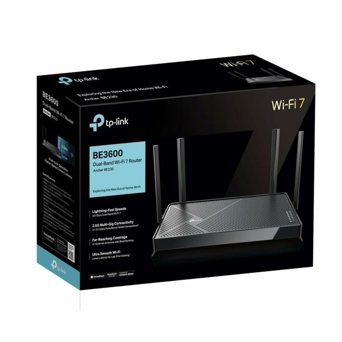 Router TP-Link BE3600 Noir RJ45 Ethernet LAN 20