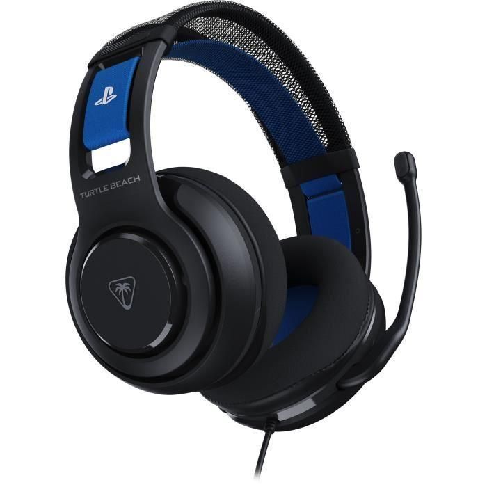 Casque gaming filaire - TURTLE BEACH - Atlas 200 - TBS-3002-05 - Pour PS5 et PS4 - Noir 1