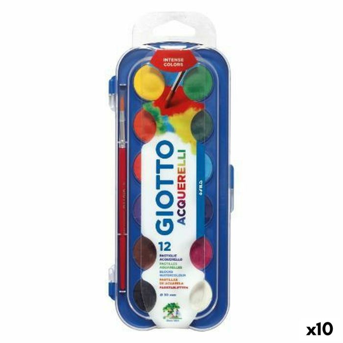 Aquarelles Giotto Multicouleur (10 Unités)